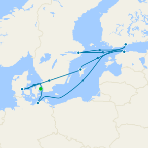 Scandinavia, Russia & Baltic from Copenhagen