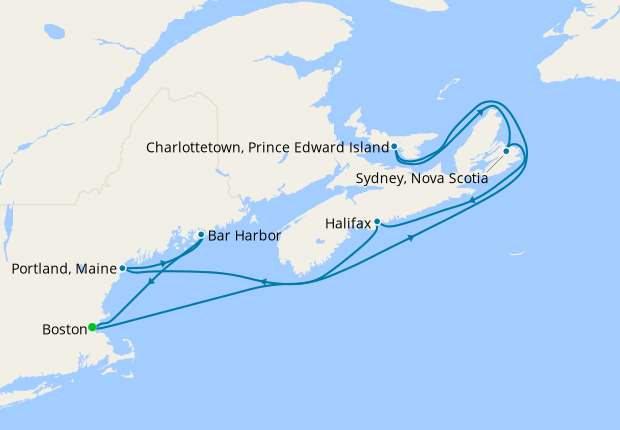 Canada & New England from Boston, Norwegian Cruise Line, 26th August