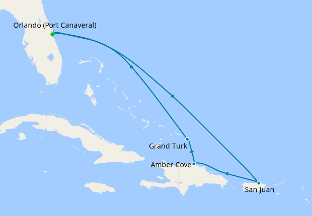 carnival cruise eastern caribbean from orlando