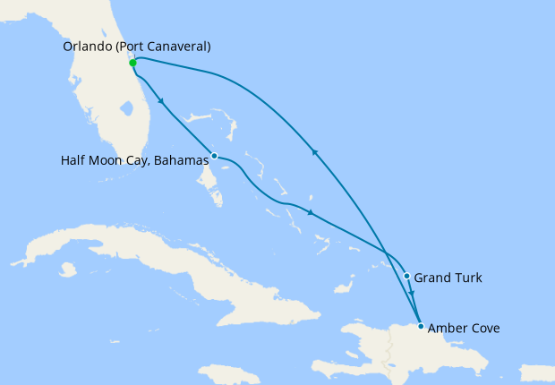 cruise from florida to eastern caribbean