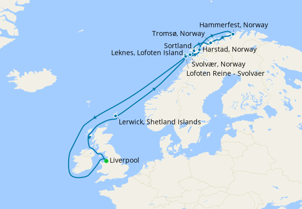 norwegian fjord cruise from liverpool