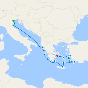 Greece Intensive Voyage with Venice Island Stay