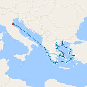 Greece Intensive Voyage from Athens with Stay
