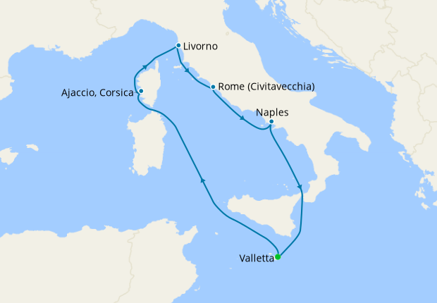 Western Mediterranean from Malta