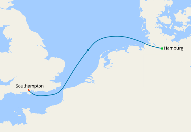 Hamburg to Southampton