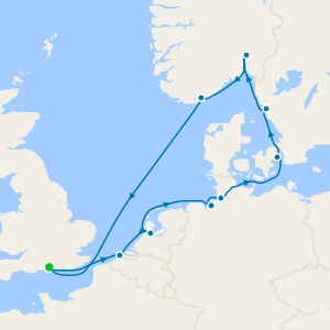 Northern Europe Embrace - Portsmouth Roundtrip