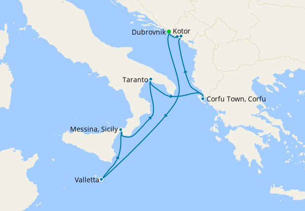 Sail Three Seas & 3 Nt Dubrovnik Stay