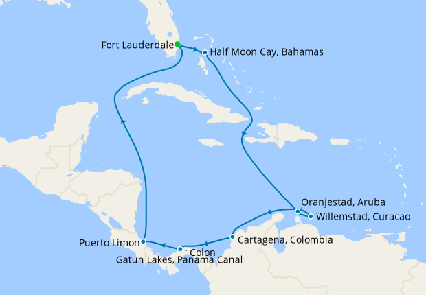 Panama Canal Sunfarer from Ft. Lauderdale