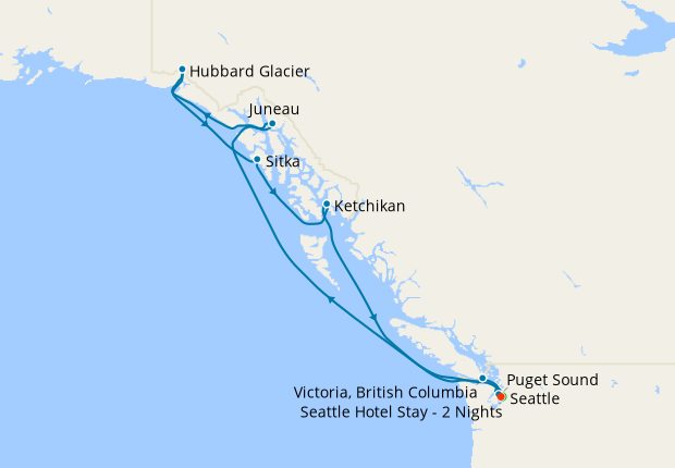 alaska cruise from seattle 2025