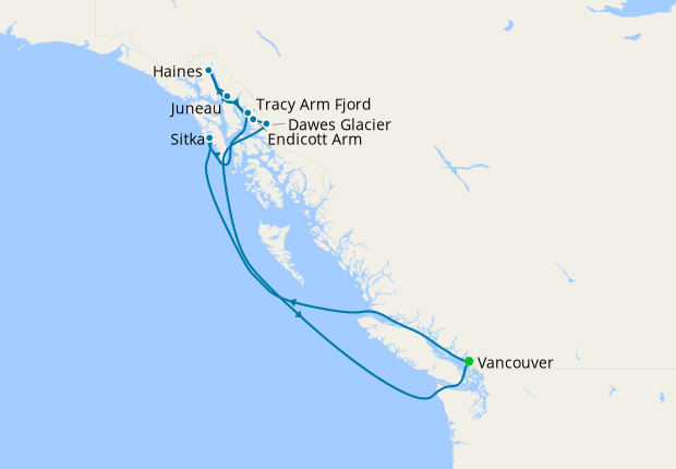 Alaska Multi Glacier Experience from Vancouver