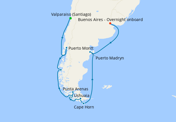 12 night patagonia & argentina cruise