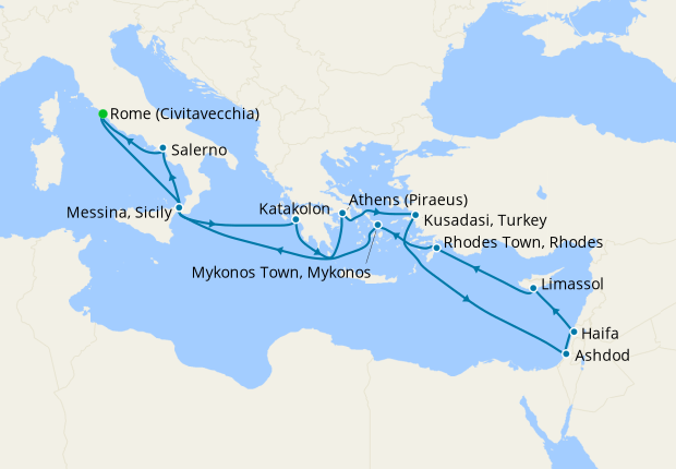best time to cruise eastern mediterranean