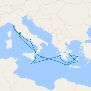 Greece, Croatia & Italy from Rome