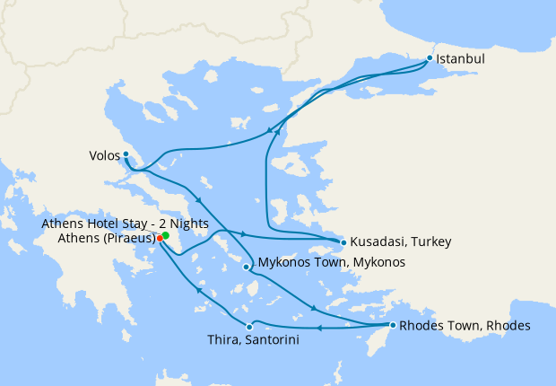 greece and turkey cruises 2022