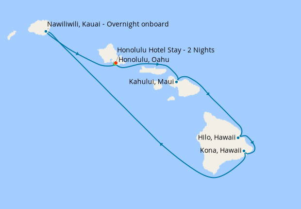 Hawaii Inter-Island from Honolulu with Stay