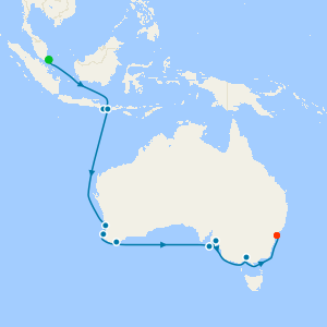 Indonesia & Australia from Singapore