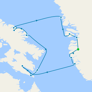 Greenland & Canada from Kangerlussuaq