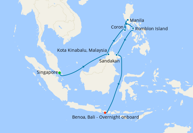 cruises from singapore to bali