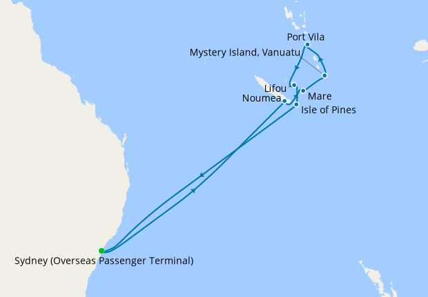 carnival cruise sydney to south pacific