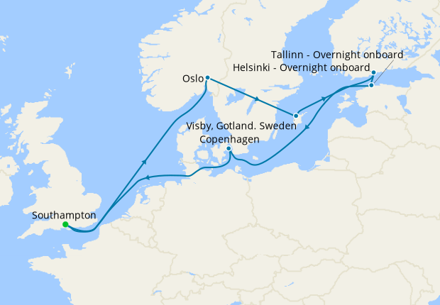 Scandinavia & Russia from Southampton