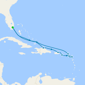 Eastern Caribbean from Miami