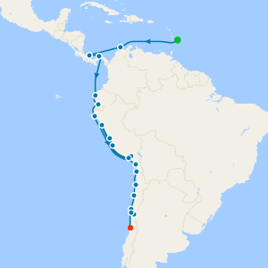 Sailing The Panama Canal & The Humboldt Route from Bridgetown