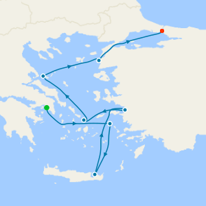 Classic Greek Isles & Ephesus from Athens to Istanbul