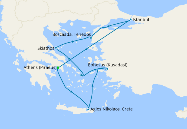 Ephesus & Greek Island Gems - Athens Roundtrip