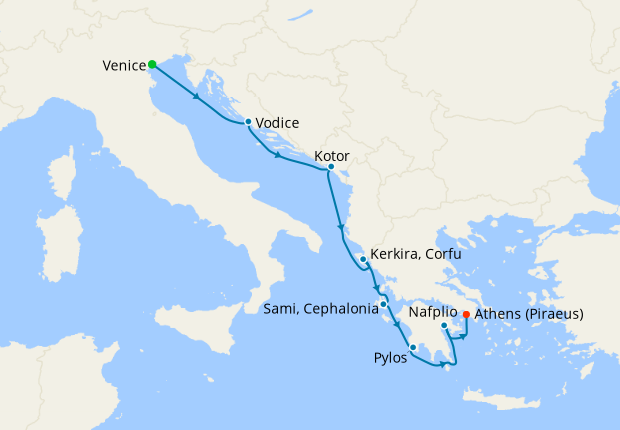 Adriatic & Greek Treasures from Venice to Athens