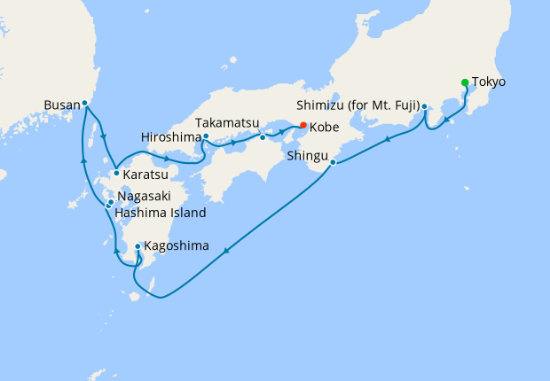 Grand Japan: Tokyo to Kobe, 12 September 2022 | 10 Nt | Star Breeze ...