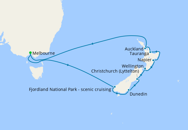 cheap cruises melbourne to new zealand