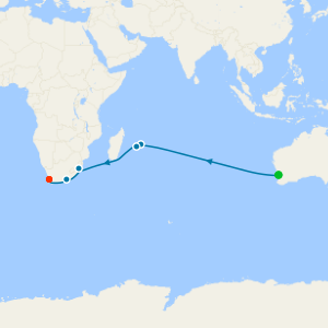 Fremantle to Cape Town