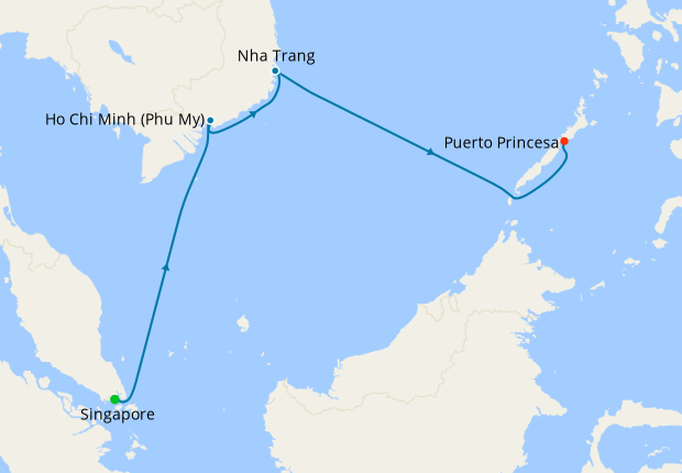 Singapore To Hong Kong, Cunard, 2nd April 2023 – Planet Cruise