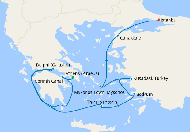 Aegean Sea Odyssey via the Corinth Canal, 29 April 2022 | 8 Nt | Star ...