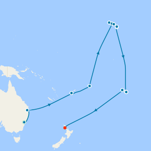 Sydney Stay, The Opera House & Hawaii, Tahiti & South Pacific Explorer to Auckland