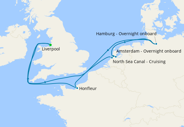 Exploring Western Europe's Cities & Rivers from Liverpool