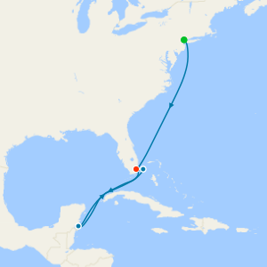 New York & Miami Stays + Mayan Sol Voyage