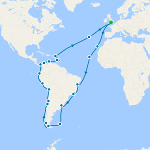 Grand Tour to South America from Southampton
