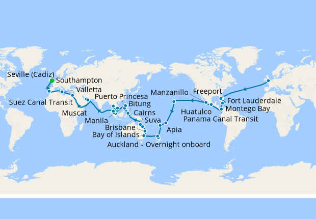 World Cruise from Southampton
