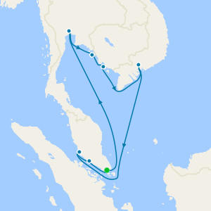 Vietnam, Cambodia & Thailand from Singapore