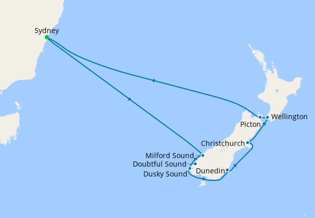 New Zealand from Sydney, 5 April 2023 | 10 Nt | Ovation of the Seas