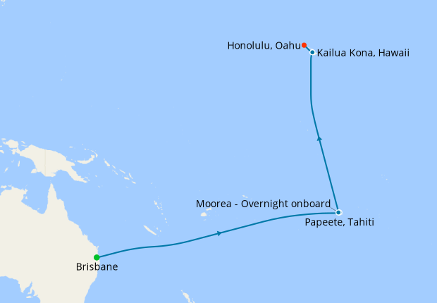 Transpacific from Brisbane to Honolulu
