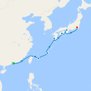 Hong Kong to Tokyo Voyage