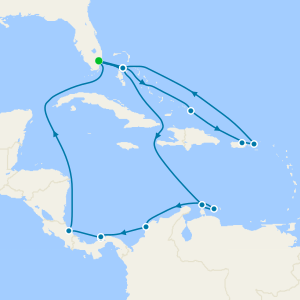 Eastern Caribbean & Panama Canal Sunfarer from Fort Lauderdale