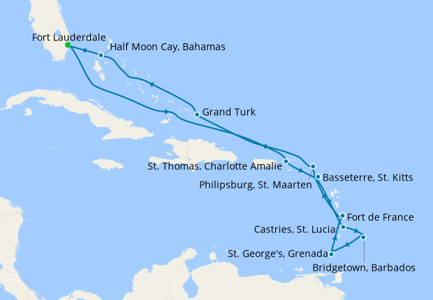 southern caribbean cruise holland america