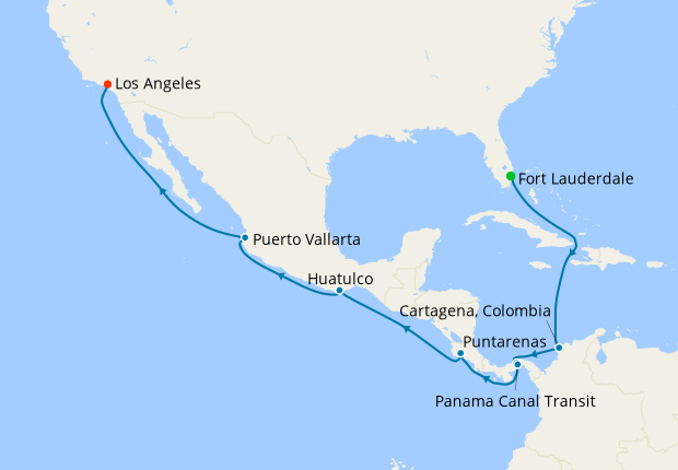 panama canal cruises in february 2023