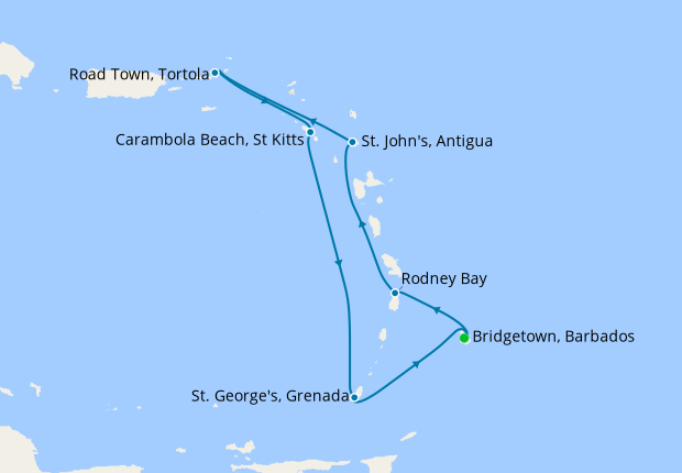 Delights of the Caribbean - Barbados Roundtrip, Seabourn, 18th July ...