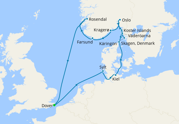 No-Fly Southern Scandinavia - Archipelagos, Fjords & Quaint Fishing Towns