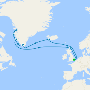 Arctic Voyage to Greenland & Iceland from Tilbury