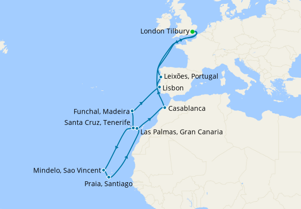 Cape Verde, Canaries & Morocco fr Tilbury with Supercrafts!